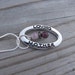 SALE- Mother Necklace- Loving Mother, purple cats eye beads