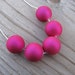 Hot Pink Beaded Necklace