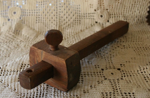 Antique Wood Scribe Tool