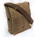 Brown Tweed Recyled Vintage Suit Jacket Messanger Bag