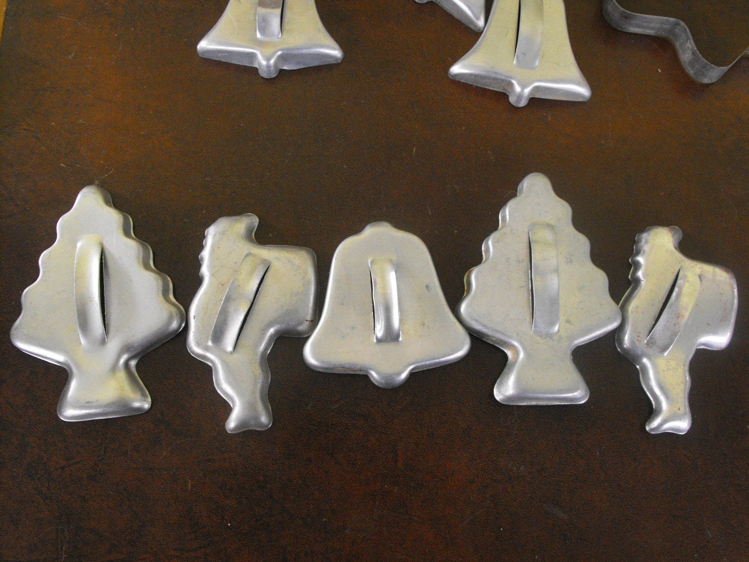 Vintage Cookie Cutters Set of 5 by peacenluv72 on Etsy