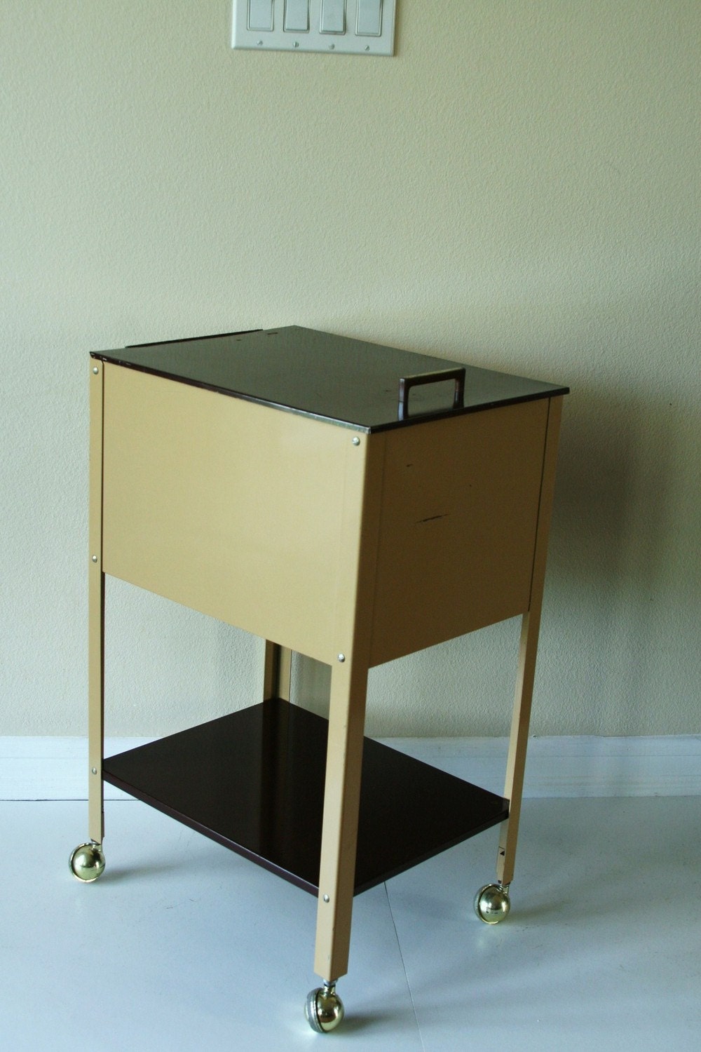 vintage rolling metal file