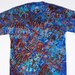 M Shibori Men's T Shirt Turquoise Violet