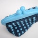 Sale...Blue Beaded Coin Purse