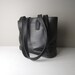 v i n t a g e Coach Black Leather Shoulder Tote Bag