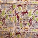 Tribal Art in Color: Hand embroidered silk fabric