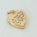 Antique Victorian 12K Gold Filled LaMode Heart Locket Pendant