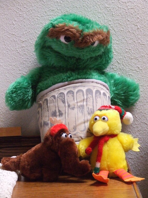 big oscar the grouch stuffed animal