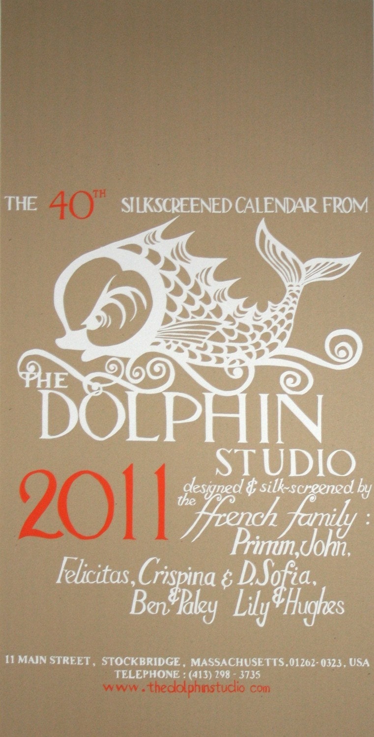 2011 Dolphin Studio Calendar