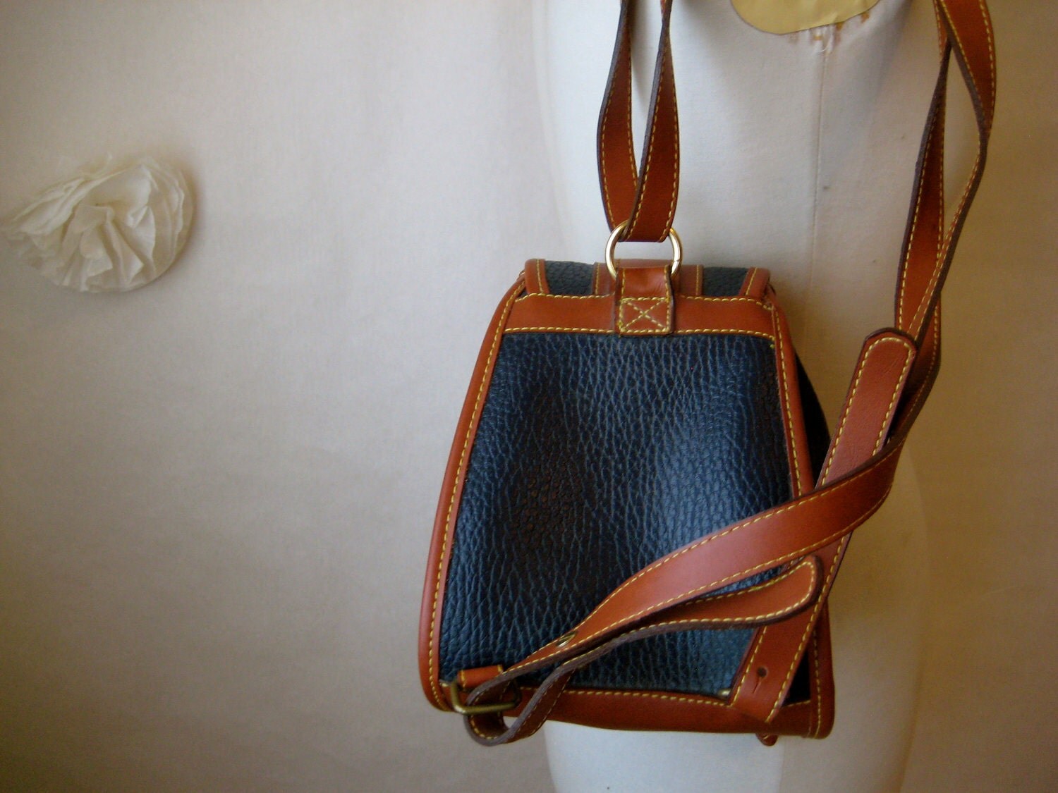 vintage mini backpack purse