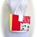 Red and Yellow Kokeshi Doll patchwork Tote Bag