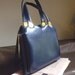 Bags by Francois,California circa 1950's, vintage Handbag, navy blue