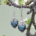 Teal Pearl Earrings