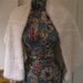 1950'S White Fur-Shawl Wrap
