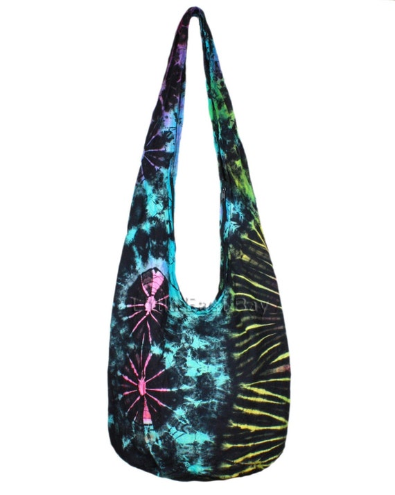 Hippie Hobo Tie Dye Sling Crossbody Bag Purse M3 .. ART TO Carry with ...