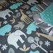 Michael Miller Zoology in Sea Minky Binky with satin ruffle - CUSTOMIZE size and colors