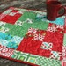Bright Colors Christmas Table Topper Free Shipping in the USA