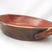 Pie Baker, Casserole Pan Rustic Rust Red Handmade Pottery Plate