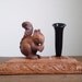 Genuine Burwood Squirrel Pen Holder - Vintage Desk Accessory