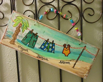 Beach Wood Sign Made to Order Give Details at checkout