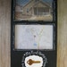 Jez4U Custom Order Handpainted Frame Our first Home or Our first Apartment Frame Anniversary Gift with Glue included to add your key