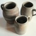 3 Antique French Confit Pots Preserving Jars Hand Thrown Pottery