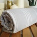 Turkish BATH Towel - Classic Peshtemal - Gray