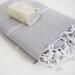 Turkish BATH Towel - Classic Peshtemal - Gray