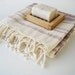 Turkish BATH Towel Peshtemal - Natural - Brown