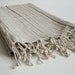 Turkish BATH Towel Peshtemal - LINEN - Natural Color