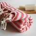 Turkish BATH Towel Peshtemal - RedPink