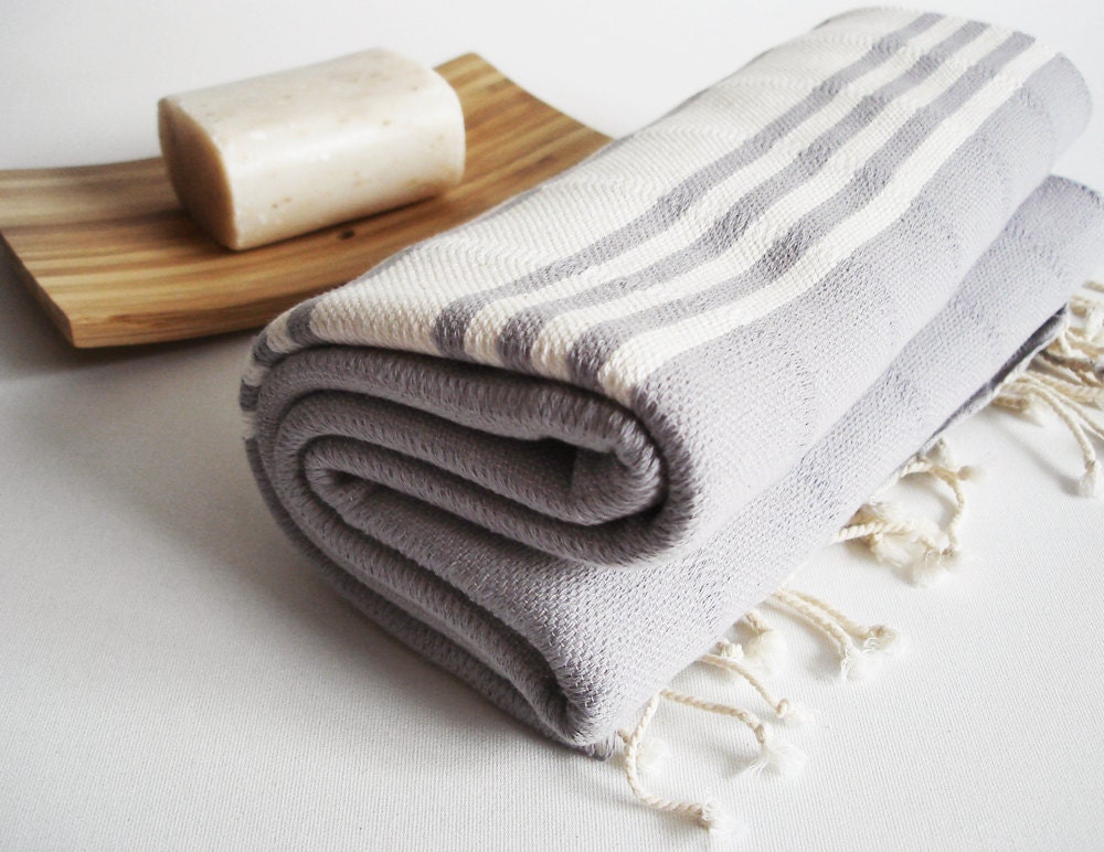 Bathstyle Turkish BATH Towel Handwoven Peshtemal by bathstyle