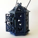 Light Your Way Vintage Cast Iron Oriental Pagoda Garden Lantern Butterflies