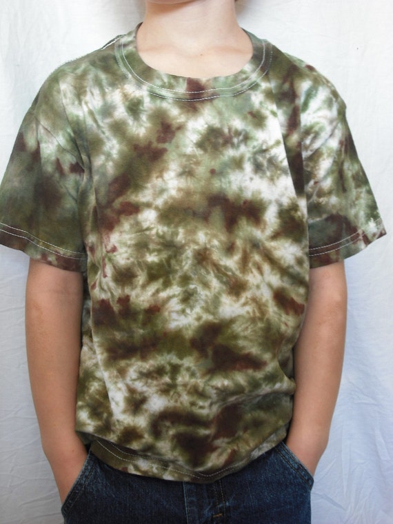 how to make a camo tie dye shirt