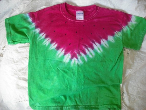 how to make a watermelon tie dye shirt