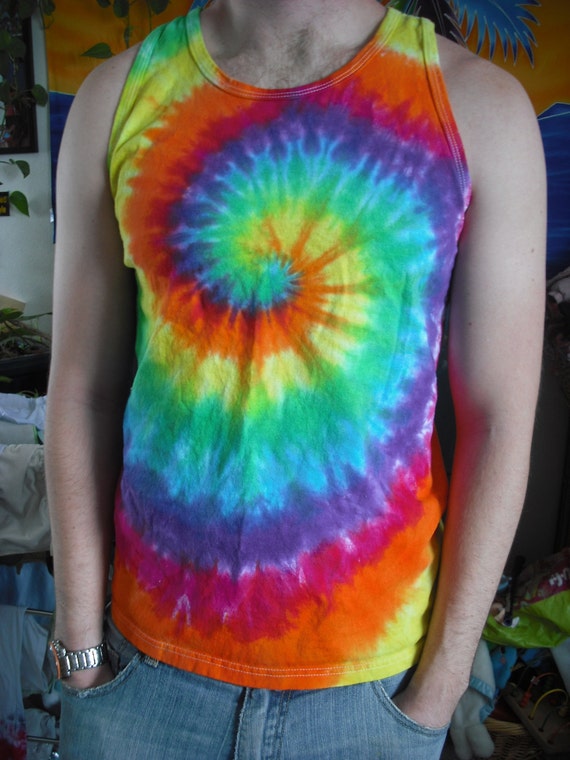 Men's Tie Dye Tank Top