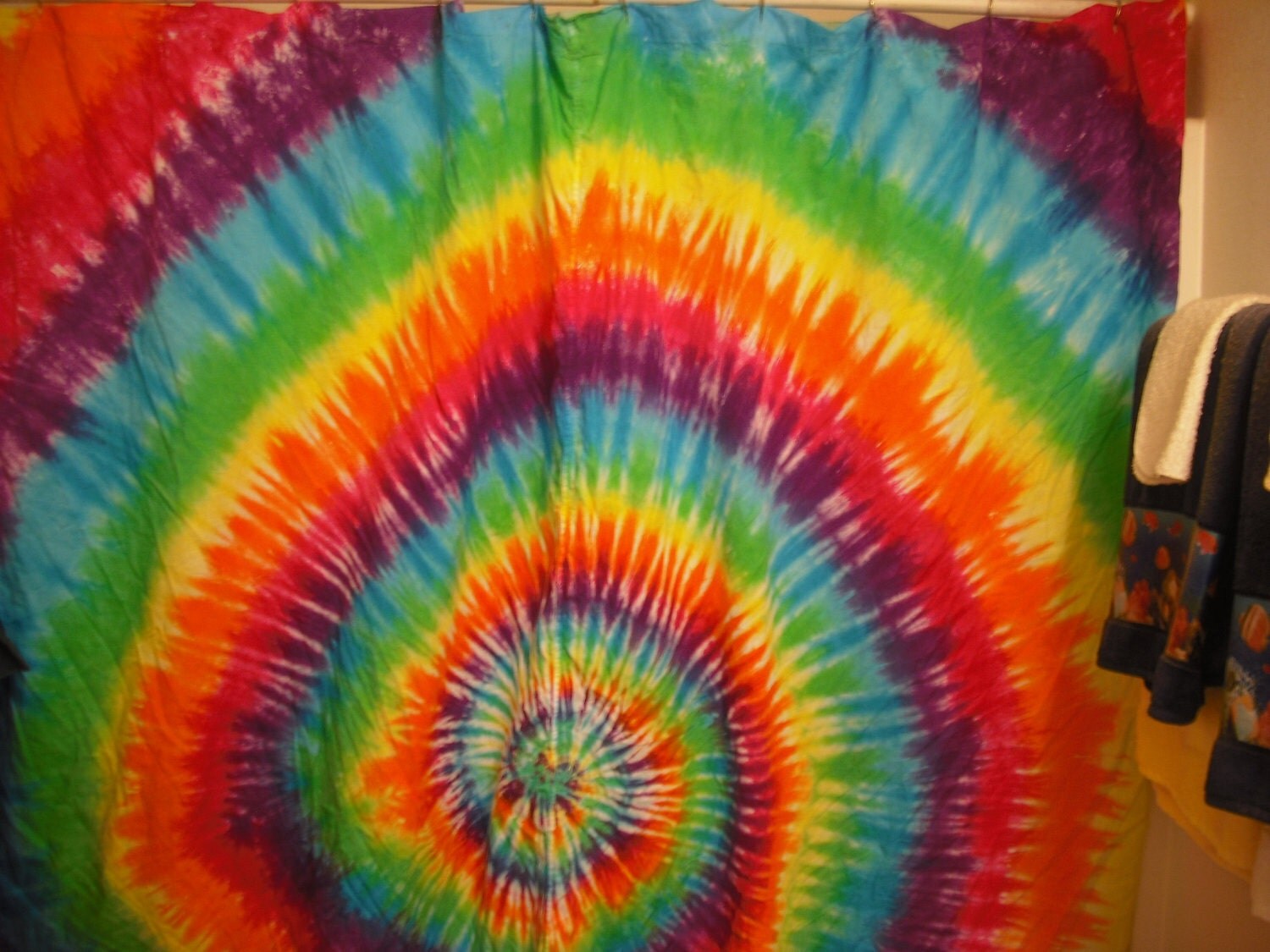 Tie dye Shower Curtain by DoYouDreamOutLoud on Etsy