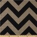 Sale - Pair of 16"x16" Decorative Black/Denton Chevron Pillow Cover