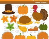 Thanksgiving Personal and Commerical Use Clipart Set - INSTANT DOWNLOAD Il_170x135