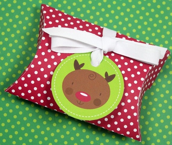 Reindeer Printable Gift Card Pouch Il_570xn