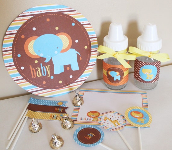 Jungle Animals Printable Party Package - Instant Download Il_570xn