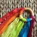 SILK Rainbow Maker Whirligig, WALDORF TOY Silk Streamer