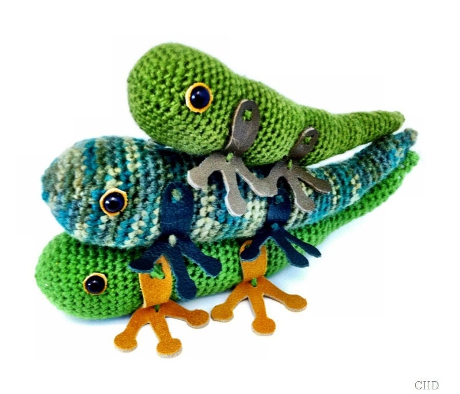 Amigurumi Lizard Crochet Pattern by CHDshop on Etsy