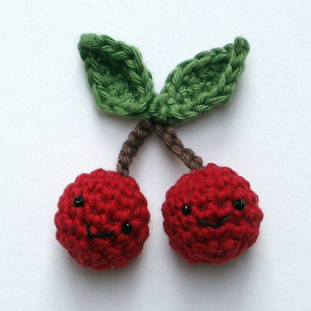 cherries crochet amigurumi