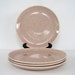 Vintage Dinner Plates California Living Laurel Pink Sand Speckled Set