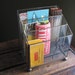 Vintage Brass and Glass Desk Accessory - Display - Ball Feet