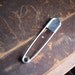Giant Safety Pin - Silver Display Clip - Large Organizer - Craft Key Tag - Risdon