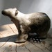 polar bear - porcelain ceramic sculpture