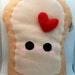 Love Bread Plush Pillow Stuffed Toy