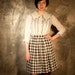1940's Schoolgirl Checkerboard Dress
